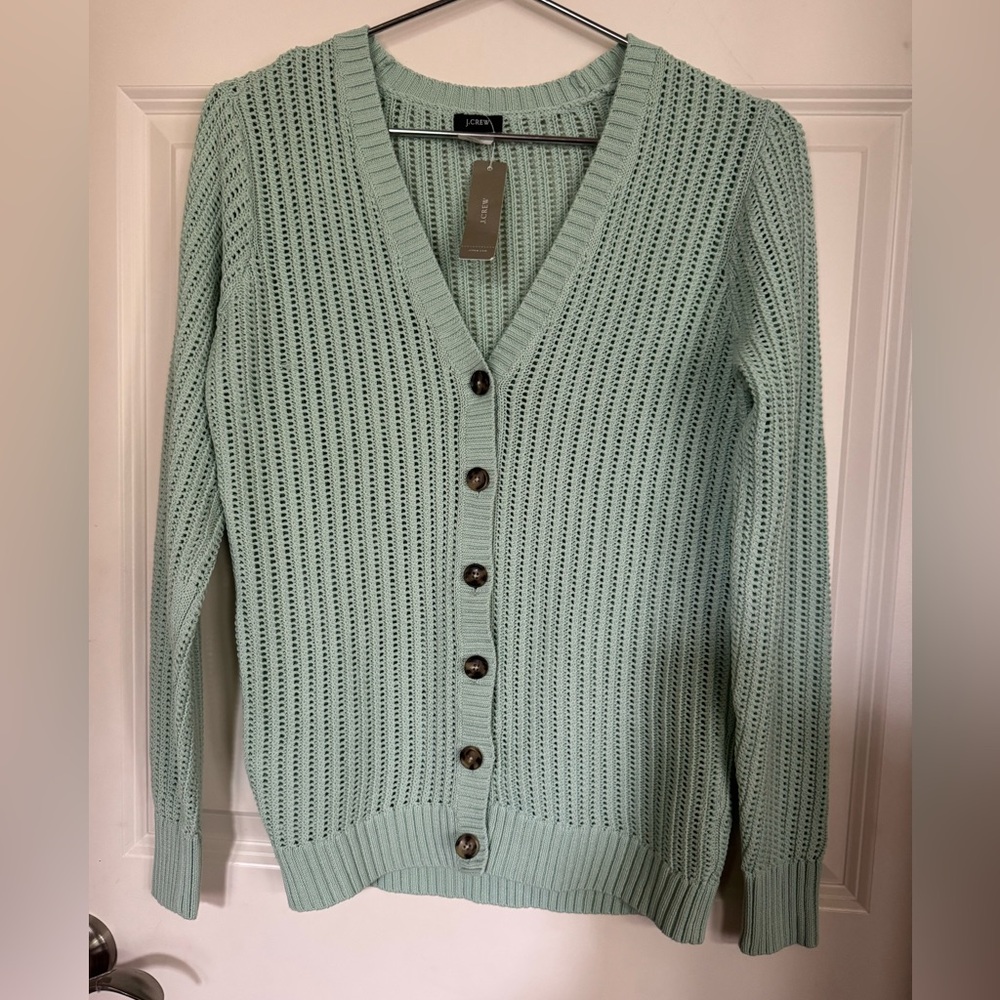 J Crew Summer Weight Cotton Cardigan